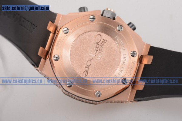 Audemars Piguet Royal Oak Offshore Chrono Watch Rose Gold/Diamonds Perfect Replica 26170st.oo.d101cr.16BL
